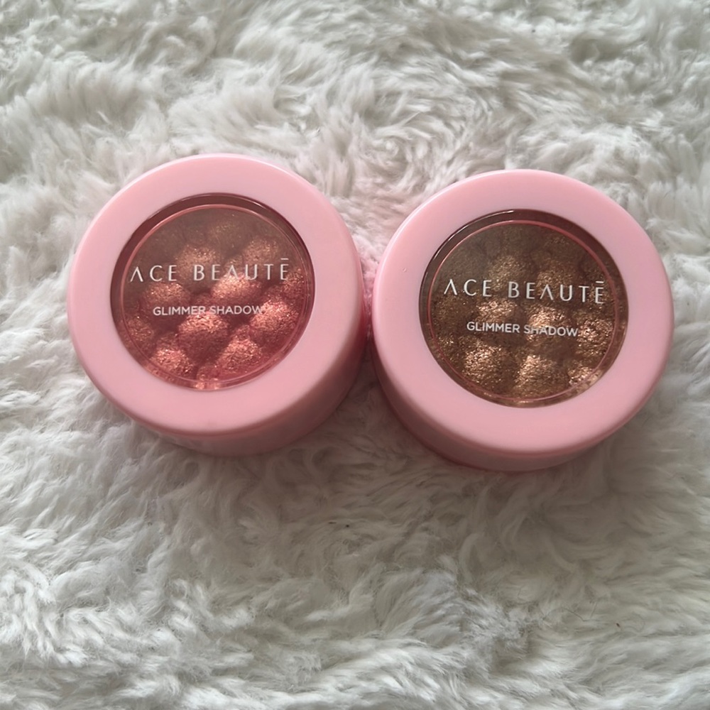 Ace Beaute DUO glimmer eyeshadows
